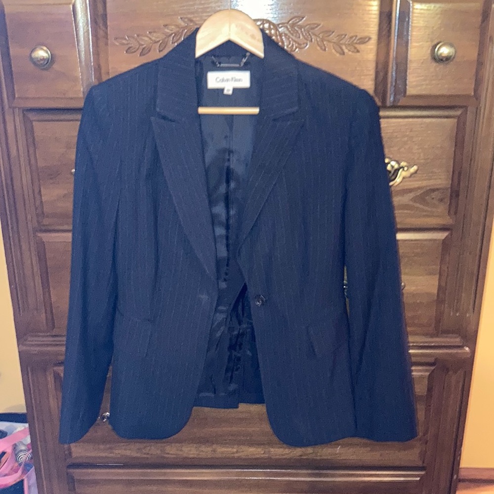 Vintage Calvin Klein women’s pinstripe suit size 8P